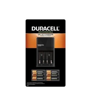Duracell Ion Speed 1000 Charger for Rechargeable AA and AAA Batteries .